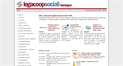 Desktop Screenshot of legacoopsocialisardegna.it
